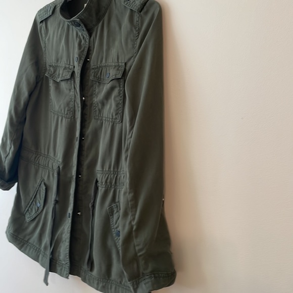 Loft button up drawstring army jacket -S Pettit - Picture 6 of 10